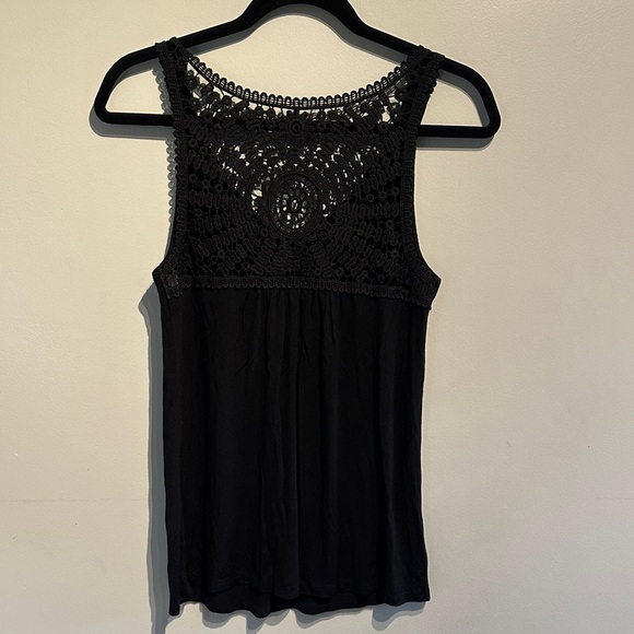 🌸Revolution by Ricki’s Black Lace Back Women's Top - Picture 2 of 7